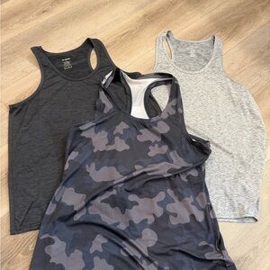 Essentials Women's Tank Tops - Black, Gray, and Camouflage